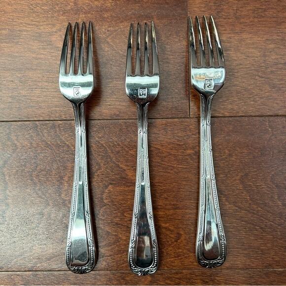 Waterford Russborough Stainless Steel Flatware Silverware Mixed Set, 9 Pieces - Picture 12 of 16